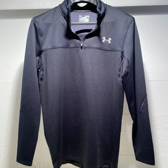 Under Armour Men's Compression Cold Gear Fleece Pullover - Picture 4 of 6